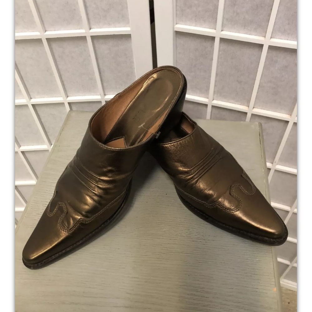 Belle Usa, men, shoes, bronze tone, size 40(7).:
